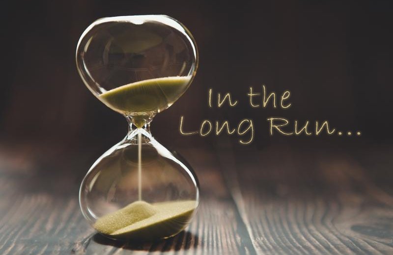 In the long run….